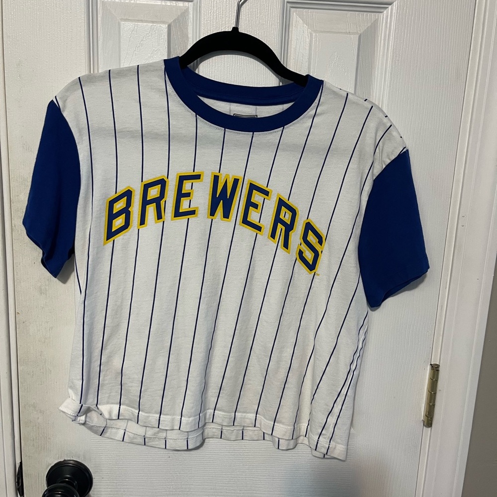 Brewers crop tee